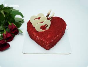 Red Velvet Heart Shape