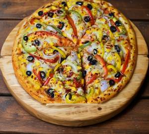 Veg hawaiian pizza
