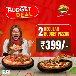 2 Regular Budget Pizzas