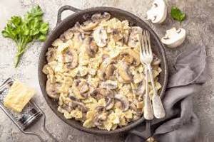 Mushroom and Cheese Pasta