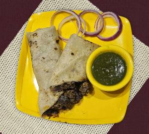 Mutton Kaleji Roll In Rumali Roti
