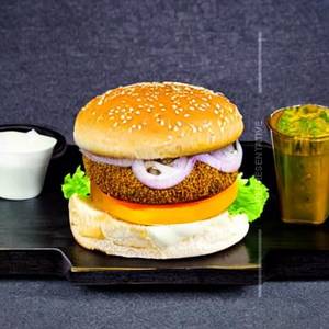 Veg cheese burger