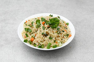Veg Burnt Garlic Fried Rice