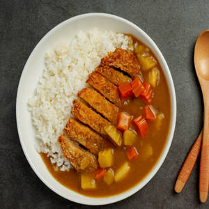 Katsu Chicken Japanese Curry With Rice