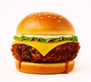 Crunchy Nashville Boom Burger with Cheese