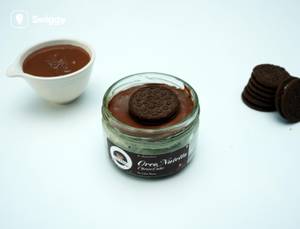 Oreo Nutella Jar Cheesecake