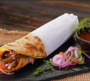 Double egg chicken roll