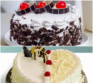 White forest 1kg and black forest 1kg 1+1 offer