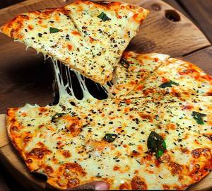 Plain cheese pizza