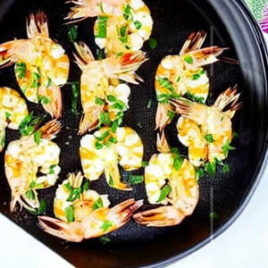 Butter Garlic Prawns