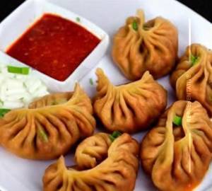 Veg crispy momos
