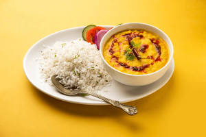 Dal Tadka + Plain Rice