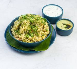 Tossed Ghee Garlic Pepper Capsicum Rice