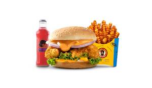 Chicken Kurkure Momo Burger Value Combo