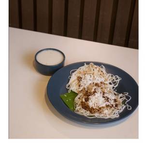 Idiyappam With Coconut Milk & Jaggery