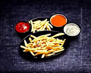 Cheesy fries                                                                                                                             