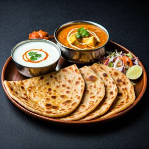 Ghee Phulka Jain Thali