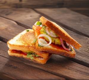 Aloo tikki sandwich