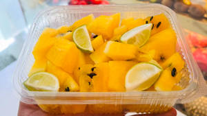 Yellow Watermelon salad