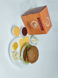 Cheese Corn Patty Gourmet Burger (j)