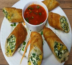 Cheese corn roll with pepsi 