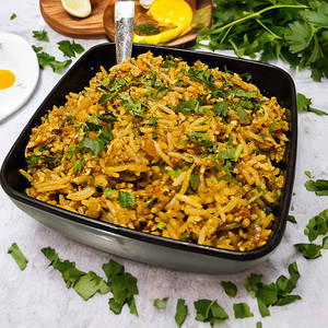 Egg Bhurji Rice