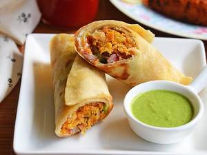 Veg Seekh Wrap