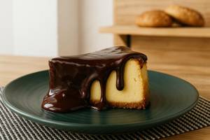 Dark chocolate Basque Burnt Cheesecake