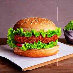 Veg burger                                                                                                     