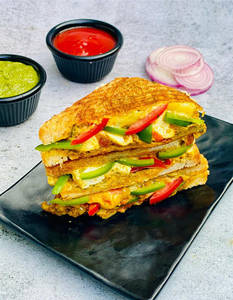 Kadhai Paneer Grilled Sandwich