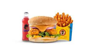 Veg Kurkure Momo Burger Value Combo