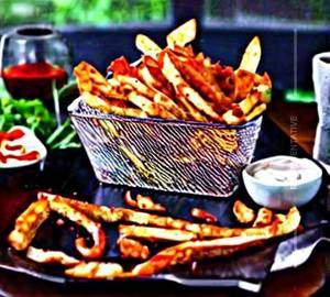 Chilli garlic fries                                                                                                                