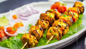 Stuffed mushroom tikka