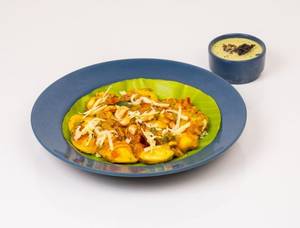 Tossed Ghee Mango Ginger Button Idli (Seasonal)