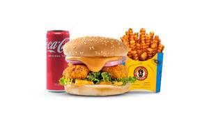 Veg Kurkure Momo Burger Combo