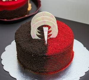 Dual Delight Chocolate Cake