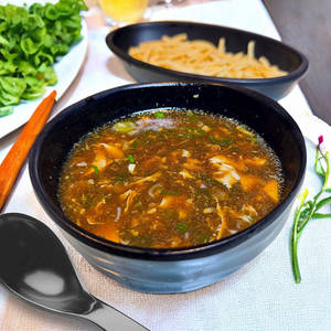 Egg Manchow Soup