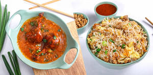 Chicken Burnt Garlic Rice + Drums Of Heaven(2pc)