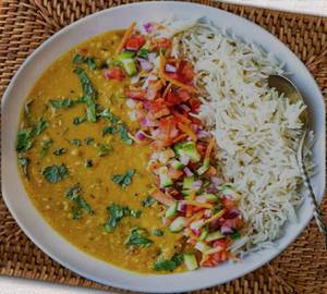 Dal Fry With Jeera Rice