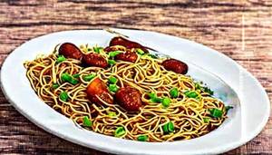 Double Egg Manchrian Noodles
