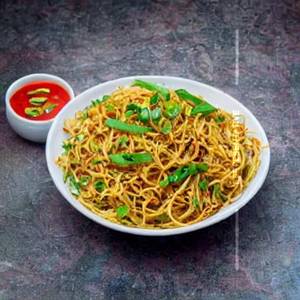 Cauliflower schezwan fried noodles