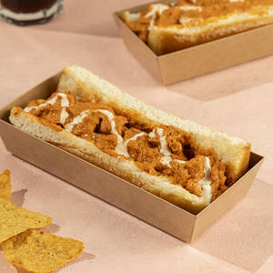 Butter Chicken Hot Dog