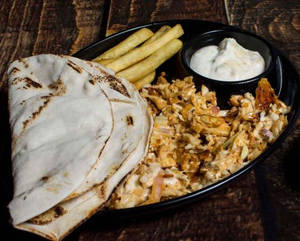 Shawarma Plate Full Meat [Kuboos]