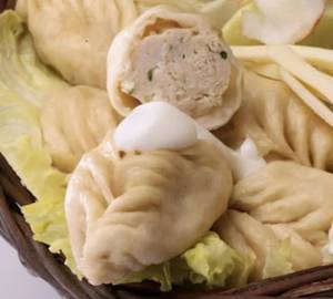 Chicken Cheese Momos Fried