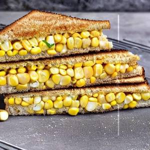 Sweet corn  sandwich