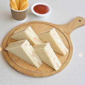 Whole Wheat Plain Sandwich With French Fries