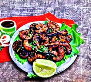 Prawns pepper fry
