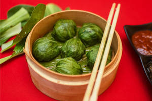 Pakchoy Veg Dumpling (6 Pc)