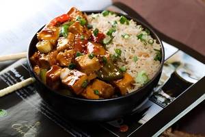 Fried Rice with Chilli Paneer