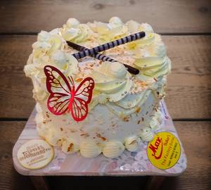 Rasmalai Cake. Cake decoration may vary from displayed image in actual order.